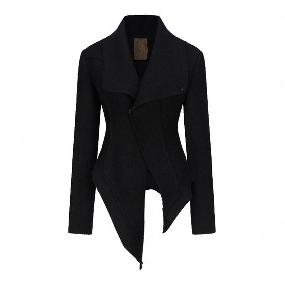 Elywood flagship store blended three-dimensional split jacket black wool short jacket warm design sense women
Elywood flagship store blended three-dimensional split jacket black wool short jacket warm design sense women