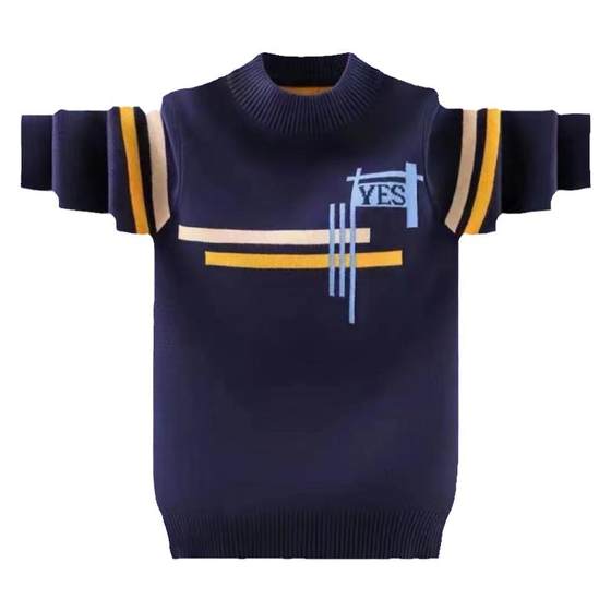 Boys sweater 2025 autumn and winter new children's sweater knitted sweater medium-large children's Korean version round neck plus fuzzy sweater trend
Boys sweater 2025 autumn and winter new children's sweater knitted sweater medium-large children's Korean version round neck plus fuzzy sweater trend