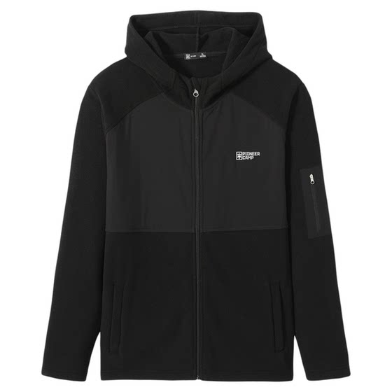 Tuoluzer men's autumn and winter thickened warm hooded fleece jacket outdoor casual fleece jacket black jacket
Tuoluzer men's autumn and winter thickened warm hooded fleece jacket outdoor casual fleece jacket black jacket