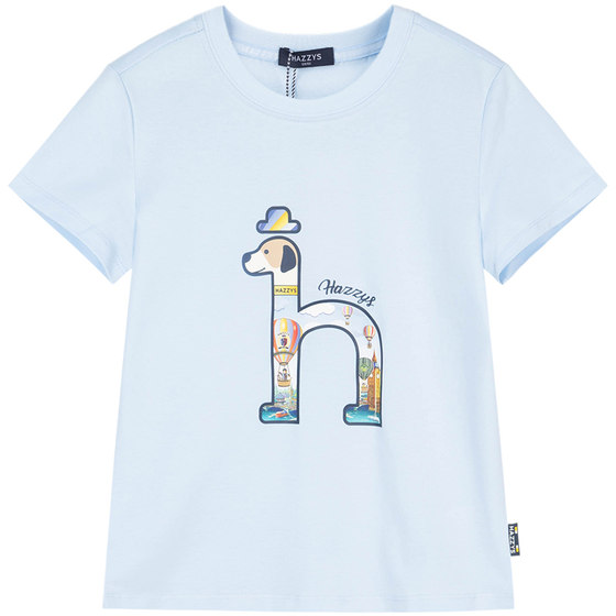 Hazzys Haggis children's clothing for boys and girls short-sleeved T-shirts 2025 summer new mercerated long velvet cotton breathable round neck shirt
Hazzys Haggis children's clothing for boys and girls short-sleeved T-shirts 2025 summer new mercerated long velvet cotton breathable round neck shirt