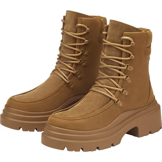 73hours women's shoes are free and easy to use everyday winter new high-top thick-soled Martin boots outdoor work clothes big yellow boots short boots
73hours women's shoes are free and easy to use everyday winter new high-top thick-soled Martin boots outdoor work clothes big yellow boots short boots