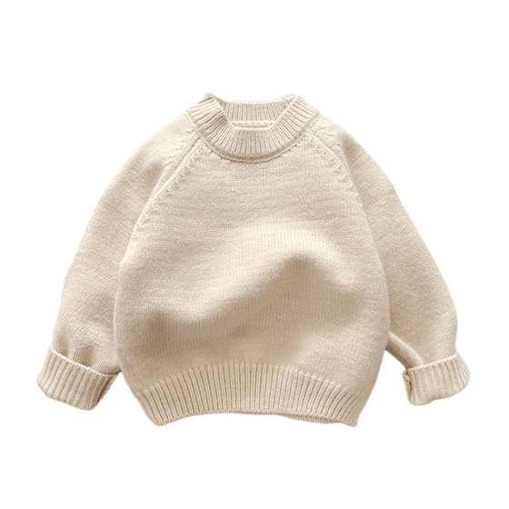 Korean version of new winter knitted base shirt for babies and toddlers for boys versatile sweaters for fashionable baby girls autumn and winter clothes
Korean version of new winter knitted base shirt for babies and toddlers for boys versatile sweaters for fashionable baby girls autumn and winter clothes