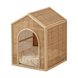 Rattan cat nest, summer ventilated pet nest, universal for all seasons, internet celebrity cat bed, cat puppy house, house sleeping nest