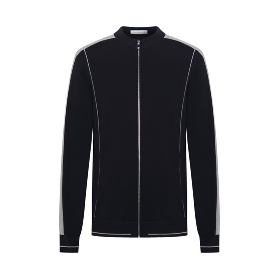 Jinba men's jacket sweater spring contrast color splicing business casual knitted cardigan jacket men
Jinba men's jacket sweater spring contrast color splicing business casual knitted cardigan jacket men