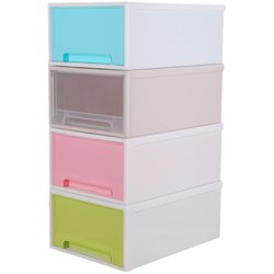 Color drawer storage box wardrobe organizes box storage box plastic baby storage student cabinet privacy storage