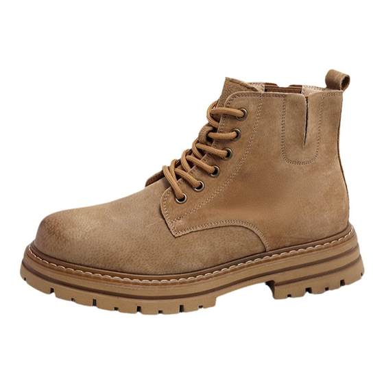 Genuine leather Martin boots men's new high school top work shoes summer British short boots thick sole high top zipper big yellow boots
Genuine leather Martin boots men's new high school top work shoes summer British short boots thick sole high top zipper big yellow boots