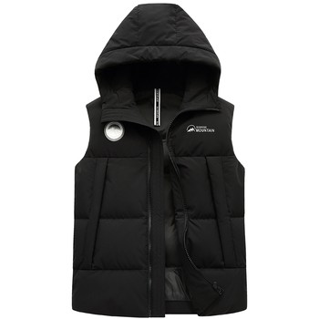 Duck duck couple style down jacket vest men's outer wear winter thickened hooded short vest vest ເສື້ອນອກຜູ້ຊາຍ