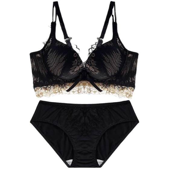 A set of beautiful women's underwear with a small chest, sexy lace adjustment, 2022 new bra set A set of beautiful women's underwear with a small chest, sexy lace adjustment, 2022 new bra set