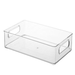 Acrylic storage box desktop with lid transparent storage rack desk cosmetics jewelry convenience note plastic storage basket