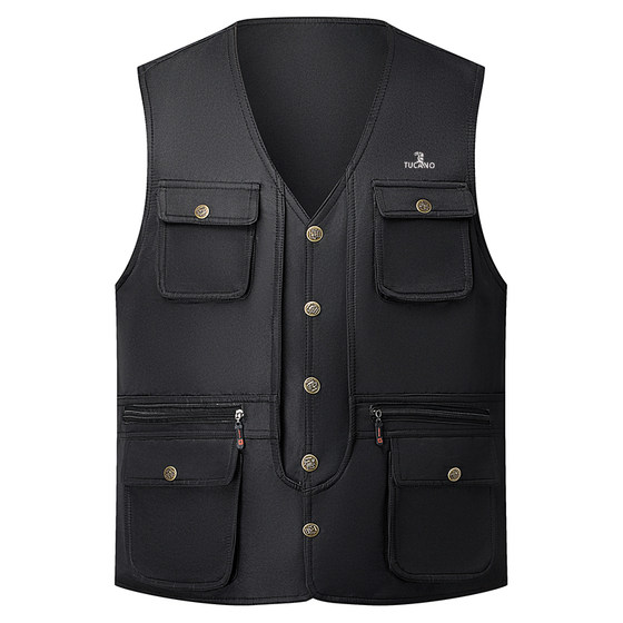 Woodpecker men's photography fishing vest middle-aged and elderly casual thin vest spring and autumn outdoor pocket dad vest
Woodpecker men's photography fishing vest middle-aged and elderly casual thin vest spring and autumn outdoor pocket dad vest