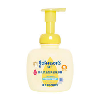 Johnson & Johnson Baby Soft Foaming Shampoo and Shower Gel 2-in-1 Newborn Baby Gentle and Tear-Free Flagship Store ຂອງແທ້