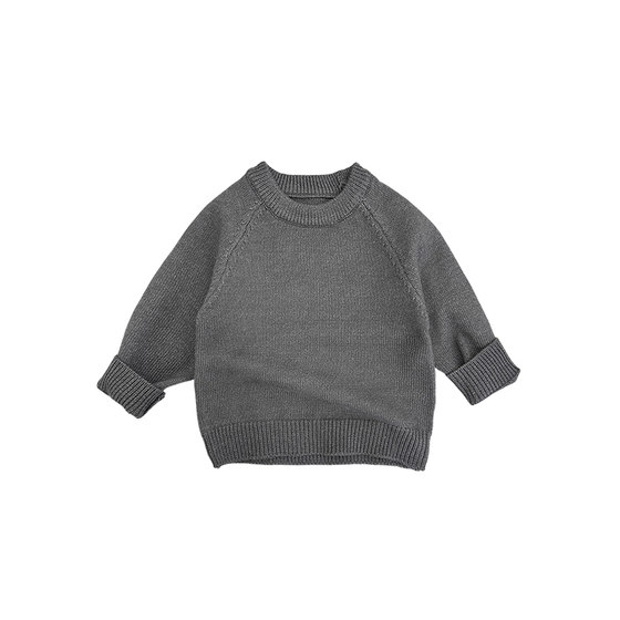Korean boys spring and autumn sweater jeans suit baby girl solid color round neck sweater baby splicing casual pants
Korean boys spring and autumn sweater jeans suit baby girl solid color round neck sweater baby splicing casual pants