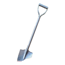 German imported digging shovel thickened manganese steel integrated large shovel for digging trees and pits agricultural round shovel tip