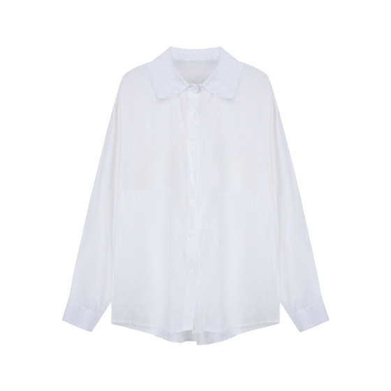 alex stevens thin sun protection loose shirt for women spring and summer white long-sleeved casual shirt top
alex stevens thin sun protection loose shirt for women spring and summer white long-sleeved casual shirt top