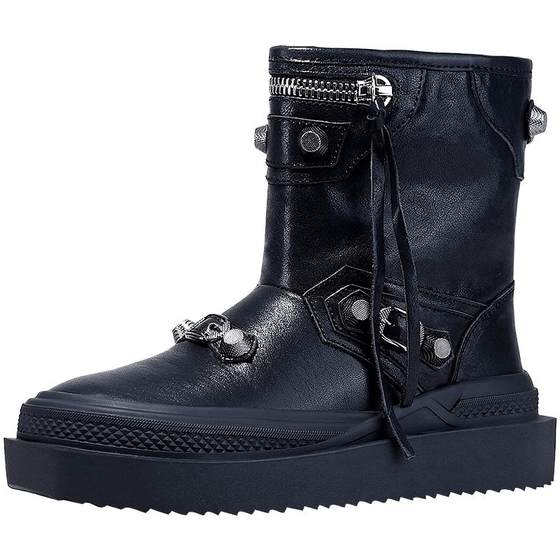 BellaLily new wool European and American snow boots for women plus velvet thick-soled fashion boots cowhide leather mid-tube boots
BellaLily new wool European and American snow boots for women plus velvet thick-soled fashion boots cowhide leather mid-tube boots