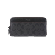 (self-employed) COACH Coco mens PVC matching leather long wallet 25517
