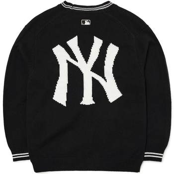 MLB Knitted Cardigan ຢ່າງເປັນທາງການສໍາລັບຜູ້ຊາຍແລະແມ່ຍິງຄູ່ກິລາຄລາສສິກ Casual Loose Jacket Versatile KCB01