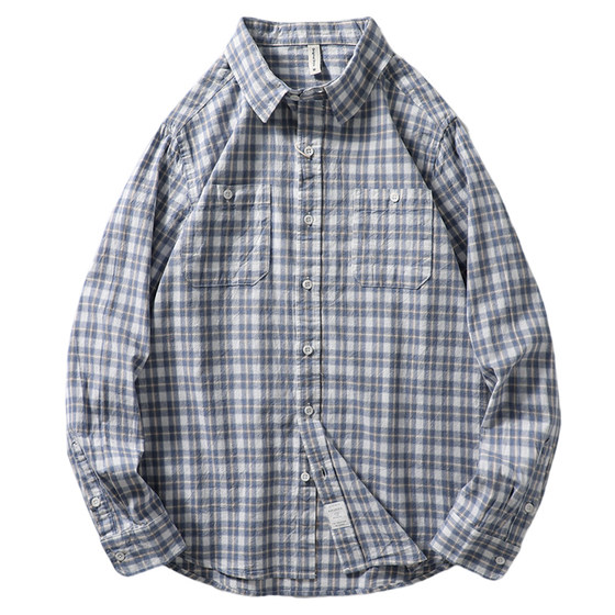 Japanese retro cotton grinding grinding grid shirt men's long -sleeved spring autumn workpiece jacket foreign trade men's casual shirt
Japanese retro cotton grinding grinding grid shirt men's long -sleeved spring autumn workpiece jacket foreign trade men's casual shirt