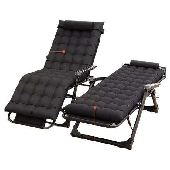 Recliner chairs, lunch break, folding outdoor nap bed, summer lazy backrest chair, can be lying or sitting for dual purpose, long-term sitting office Recliner chairs, lunch break, folding outdoor nap bed, summer lazy backrest chair, can be lying or sitting for dual purpose, long-term sitting office