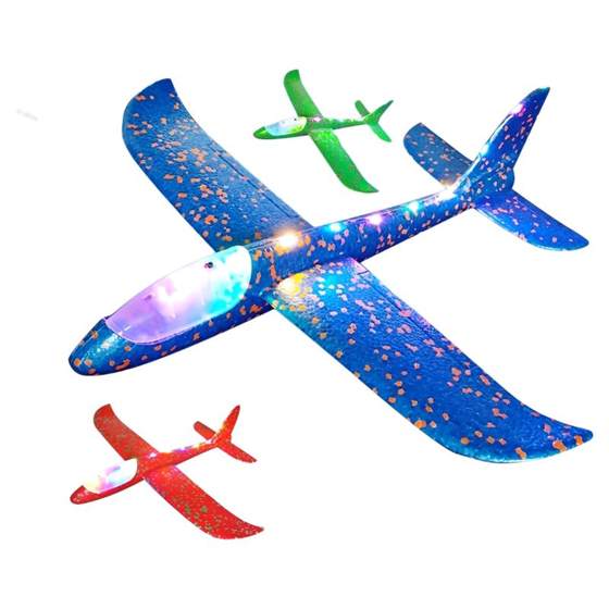 Bubble aircraft shining hand throwing aircraft toys outdoor children's large net red rotation model booth glide machine
Bubble aircraft shining hand throwing aircraft toys outdoor children's large net red rotation model booth glide machine