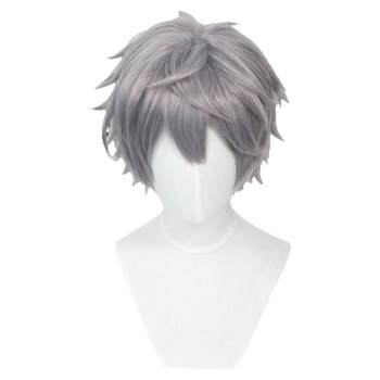 ND Exclusive! All-purpose hairless and anti-warp beauty boy cos wig ທີ່ບໍ່ຕ້ອງຕັດຜົມ ຮູບແບບສະໄຕລ໌.