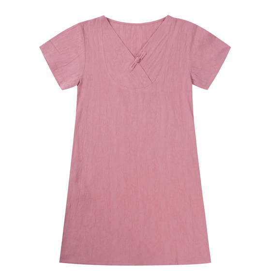 Xiaole goes to original parent-child outfit 123 lessons, spring and summer pink short-sleeved cotton linen girls' dress literary mother-daughter dress
Xiaole goes to original parent-child outfit 123 lessons, spring and summer pink short-sleeved cotton linen girls' dress literary mother-daughter dress