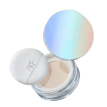 AKF loose powder new snow melt makeup puff oil control concealer long-lasting waterproof and sweat-proof official flagship store ແມ່ຍິງແທ້