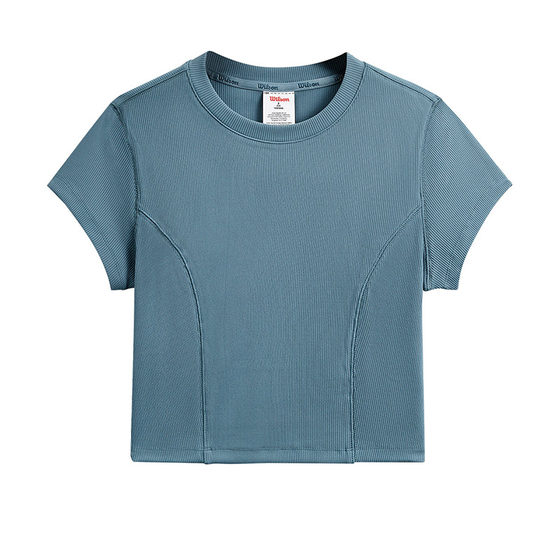 Wilson Willson Official 25 Summer New Women's CROPPED Tennis Sports Waist-Close-Stretch Short Sleeve T-Shirt
Wilson Willson Official 25 Summer New Women's CROPPED Tennis Sports Waist-Close-Stretch Short Sleeve T-Shirt