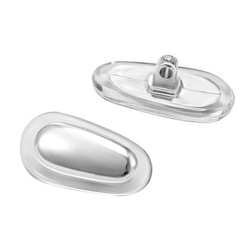 ແວ່ນຕາ pads ໂລຫະຊິລິໂຄນບໍ່ເລື່ອນຕ້ານ indentation ອາກາດດັງຂົວ drag bracket soft eye accessories airbag nose pad
