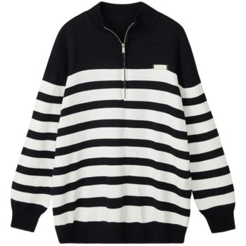 PCLP ຍີ່ຫໍ້ໂລຫະ striped zipper sweater ດູໃບໄມ້ລົ່ນວ່າງແລະລະດູຫນາວ pullover sweater ຍີ່ຫໍ້ຄົນອັບເດດ: ແຫ່ງຊາດຂອງຜູ້ຊາຍ