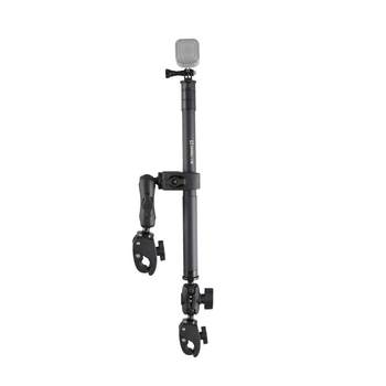 Shima adv ລົດຈັກ telescopic selfie stick insta360 DJI gopro ກ້ອງຖ່າຍຮູບກິລາທີ່ມີສ້ອມ