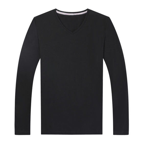 Pier Cardin pure cotton T-shirt men's long-sleeved spring and autumn V-neck base shirt red middle-aged and young chicken heart collar casual sweatshirt trend
Pier Cardin pure cotton T-shirt men's long-sleeved spring and autumn V-neck base shirt red middle-aged and young chicken heart collar casual sweatshirt trend