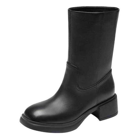 Lairsdan new fashion round toe solid color medium tube thick heel fashion short boots for women 5T48601
Lairsdan new fashion round toe solid color medium tube thick heel fashion short boots for women 5T48601