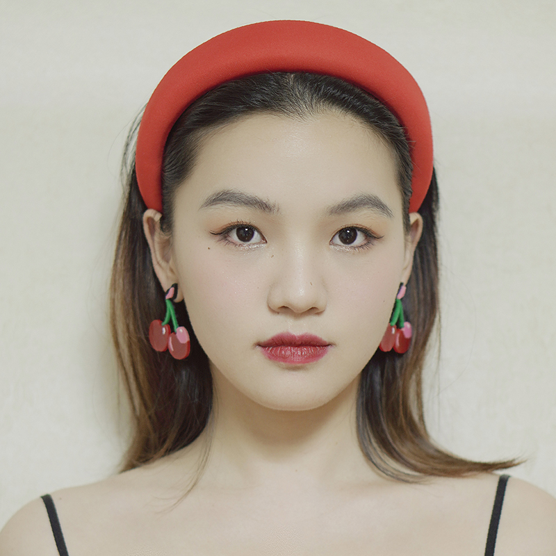 设计师款｜珐琅樱桃 DaiStudio x SangWu甜酷车厘子耳饰阿sa耳环