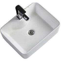 Above counter basin balcony wash basin ceramic wash basin tray single basin bathroom basin household Nordic basin engineering model