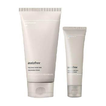 innisfree/Innisfree Facial Cleanser ສໍາລັບຜູ້ຊາຍແລະແມ່ຍິງ Volcanic Rock Mud Salicylic Acid Cleansing Cream 200ml