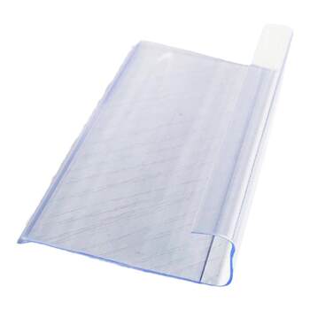 ພລາສຕິກໂປ່ງໃສປ້າຍ warehouse light shelf label card thickened material card 1 cm hanging slot identification