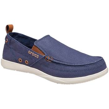 ເກີບຜູ້ຊາຍ Crocs, Crocs canvas shoes, men's Loaf slip-on casual flat shoes 207635