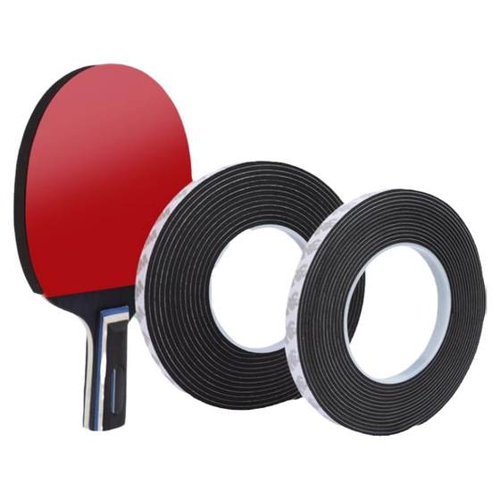 Bringing table tennis racket dedicated sponge tape ultra -adhesive glue -resistant wear -resistant base plate anti -collision strip protection sticker anti -bump Bringing table tennis racket dedicated sponge tape ultra -adhesive glue -resistant wear -resistant base plate anti -collision strip protection sticker anti -bump