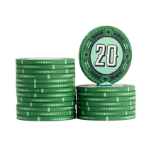 Texas Holdem Poker Chips Ceramic Chips Coins Mahjong Card Room Special Chip Cards Gothic Style