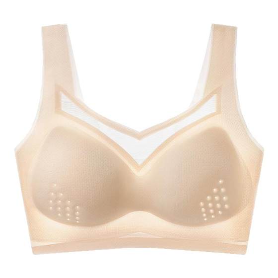 Del Finnish Bra Summer Traceless Invisible Liquid Foundation Meat Skin Tone Underwear Women's Vest Style Large Size Thin Del Finnish Bra Summer Traceless Invisible Liquid Foundation Meat Skin Tone Underwear Women's Vest Style Large Size Thin