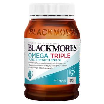 BLACKMORES 3 ເທົ່າ omega3 ເຂັ້ມຂຸ້ນ dha deep sea omega fish oil capsules ສໍາລັບຜູ້ໃຫຍ່ອົດສະຕາລີ