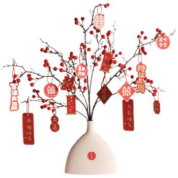 Festive Fortune Fruit Simulated Flowers Engagement Wedding Flowers Wedding Room Decorations Housewarming New Year Living Room Decoration Ornaments