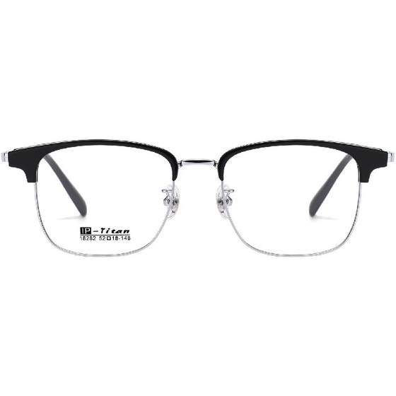 Ultra-light pure titanium anti-blue radiation half-frame glasses frame for men's myopia can be matched with anti-fatigue flat light business mirror
Ultra-light pure titanium anti-blue radiation half-frame glasses frame for men's myopia can be matched with anti-fatigue flat light business mirror