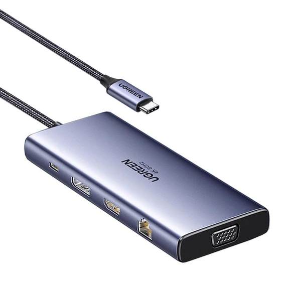 Green Connect typec to HDMI expansion DP1.2 four-screen different display 4K60Hz screen projection dock 2K144Hz display multi-interface USB split converter suitable for computer notebook accessories
Green Connect typec to HDMI expansion DP1.2 four-screen different display 4K60Hz screen projection dock 2K144Hz display multi-interface USB split converter suitable for computer notebook accessories