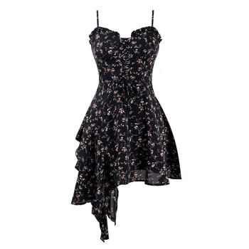 ການອອກແບບທີ່ສວຍງາມ romantic ຊ້ໍາ lust ບໍລິສຸດ niche ບໍ່ສະຫມໍ່າສະເຫມີ floral suspender dress ແມ່ຍິງຮ້ອນເດັກຍິງຮ້ອນ