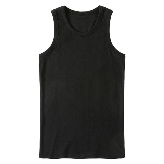 Shepherd handsome muscular men's shoulder thick threaded threaded sweat vest bottoming summer basis black sleeveless tight T -shirt Shepherd handsome muscular men's shoulder thick threaded threaded sweat vest bottoming summer basis black sleeveless tight T -shirt