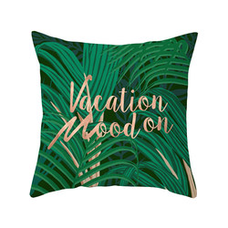 Nordic new fashion tropical plant pillow office, waist cushion lupic sleep sofa cushion home bedroom pillow pillow