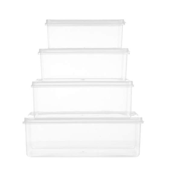 Food -level food -grade commercial thickened kitchen refrigerator dedicated transparent storage box storage box with lid to heat and refrigerate Food -level food -grade commercial thickened kitchen refrigerator dedicated transparent storage box storage box with lid to heat and refrigerate