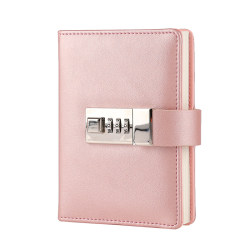 Locked diary password pad portable a7 small simple gift pocket mini girl heart notebook